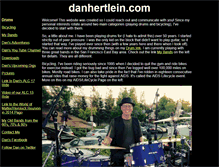 Tablet Screenshot of danhertlein.com